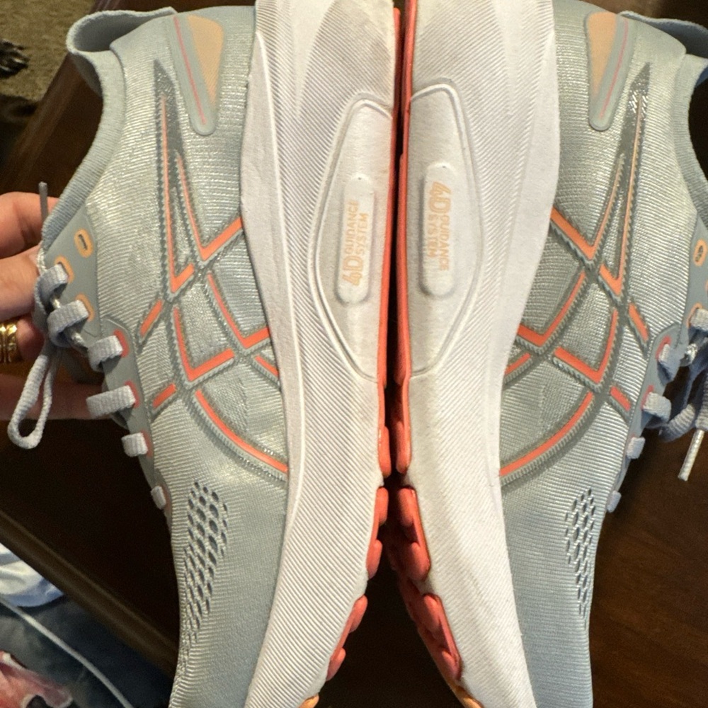 Women’s ASICS Gel-kayano 31 Piedmont Grey/papaya Running Shoes Sneakers 7.5B - Picture 5 of 13